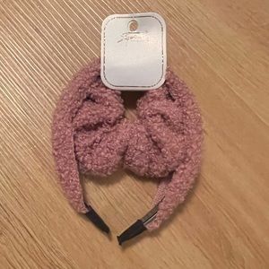 Pink Teddy Headband set